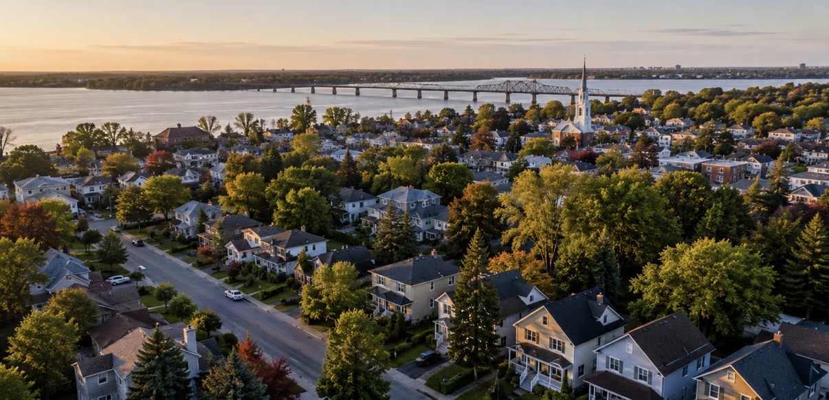Maison familiale dans un quartier recherché de La Prairie sur la Rive-Sud de Montréal